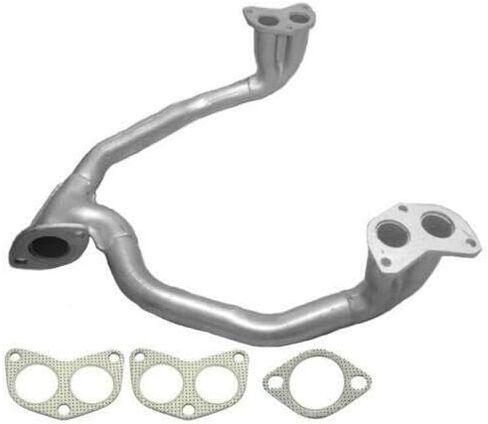 العادم الشمالي الشرقي | مقدمة من الفولاذ المقاوم للصدأ العادم الأمامي y-pipe متوافق مع Subaru Outback 2000-2005 2.5L | وشملت حشيات حرة | جزء استبدال السيارات in Saudi Arabia