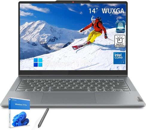 Lenovo Ideapad 5i 2-in-1 laptop-Office Lifetime ، 14 "Wuxga Touchnes ، Intel 10-Core 7 150U (> I7-1355U) ، كمبيوتر محمول Copilot AI ، قارئ بصمات الأصابع ، الإضاءة الخلفية KB ، Windows 11 Pro ، 16 جيجا بايت ذاكرة الوصول العشوائي in Kuwait