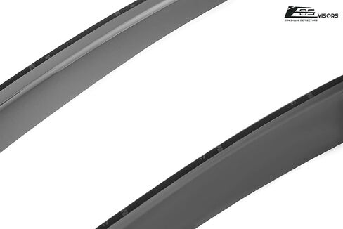 Repalcement for 2006-2011 Honda Civic Coupe Models | EOS Visors JDM in-Channel Style Smoke Tinted Side Vents Window Deflectors Rain Guard DWV-V11 in Saudi Arabia
