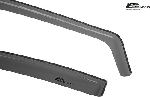 Repalcement for 2006-2011 Honda Civic Coupe Models | EOS Visors JDM in-Channel Style Smoke Tinted Side Vents Window Deflectors Rain Guard DWV-V11 in Saudi Arabia