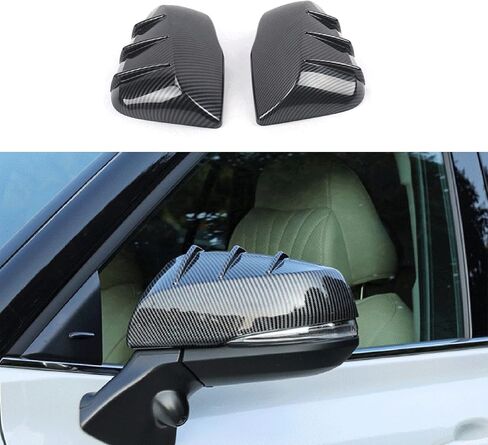 Car Accessories Door Rear View Mirror Cover Trim Fit For Toyota Highlander 2020 2021 2022 2023 2PCS(Gloss Black Style) in Saudi Arabia