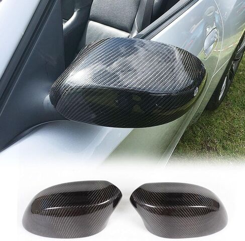 MCARCAR KIT Carbon Fiber Mirror Covers for BMW Z4 E85 2002-2008 Add on Style Car Rearview Mirror Caps in Saudi Arabia