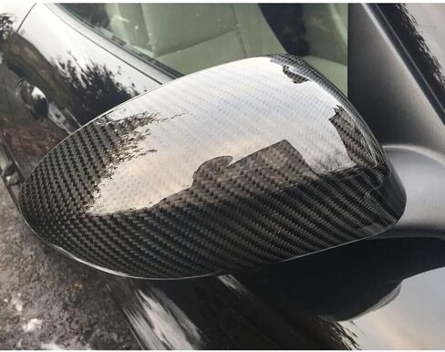 MCARCAR KIT Carbon Fiber Mirror Covers for BMW Z4 E85 2002-2008 Add on Style Car Rearview Mirror Caps in Saudi Arabia