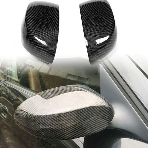 MCARCAR KIT Carbon Fiber Mirror Covers for BMW Z4 E85 2002-2008 Add on Style Car Rearview Mirror Caps in Saudi Arabia