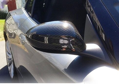 MCARCAR KIT Carbon Fiber Mirror Covers for BMW Z4 E85 2002-2008 Add on Style Car Rearview Mirror Caps in Saudi Arabia