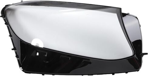 Headlight Lens Cover No.2539061601 Car Front Right Headlight Headlamp Lense Clear Lens Cover for Mercedes Benz W253 GLC 2016-2019 PC Black Clear in Saudi Arabia