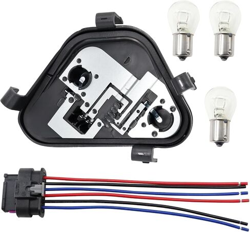 Right Passenger Side Rear Tail Light Lamp Holder Bracket Socket Panel with Harness and Bulbs Fit for BMW 3 Series 320i 328i 335i 328d 2012 2013 2014 2015 Replace 63217313044 in Saudi Arabia