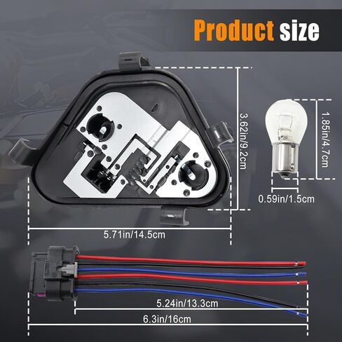 Right Passenger Side Rear Tail Light Lamp Holder Bracket Socket Panel with Harness and Bulbs Fit for BMW 3 Series 320i 328i 335i 328d 2012 2013 2014 2015 Replace 63217313044 in Saudi Arabia