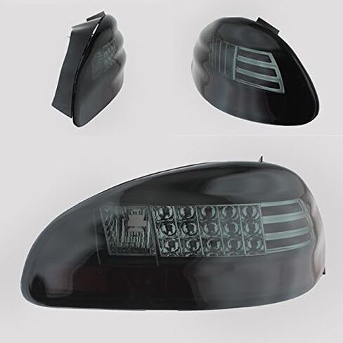 AKKON - For 97-03 Pontiac Grand Prix Black Bezel Rear LED Tail Lights Brake Lamps Replacement Pair Left + Right in Saudi Arabia