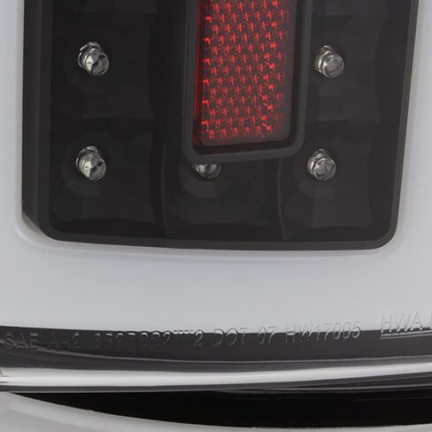 AKKON - Fits 2007 2008 Dodge Ram 1500 2500/2009 3500 Full LED Tube Bar Black Smoked Tail Lights Brake Lamp Pair Left+Right in Saudi Arabia