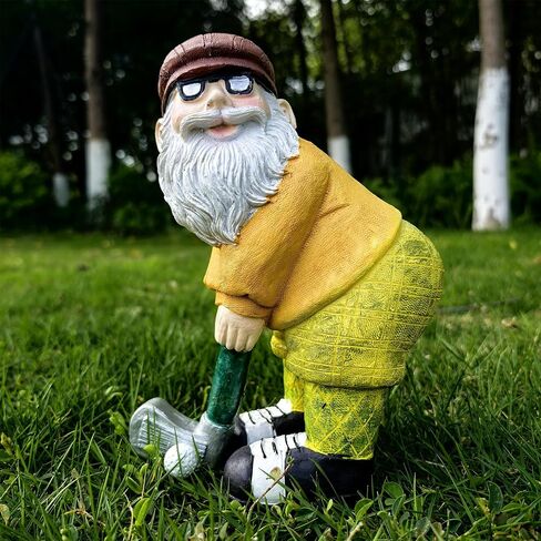 Ahbuohe Garden Gnome Outdoor Statues for Garden Decor, Gnome Bird Flowers Resin Hanging Decorations Tree Ornaments Figurines for Outside Backyard Art Decor in Saudi Arabia