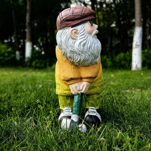 Ahbuohe Garden Gnome Outdoor Statues for Garden Decor, Gnome Bird Flowers Resin Hanging Decorations Tree Ornaments Figurines for Outside Backyard Art Decor in Saudi Arabia