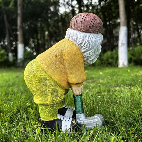 Ahbuohe Garden Gnome Outdoor Statues for Garden Decor, Gnome Bird Flowers Resin Hanging Decorations Tree Ornaments Figurines for Outside Backyard Art Decor in Saudi Arabia