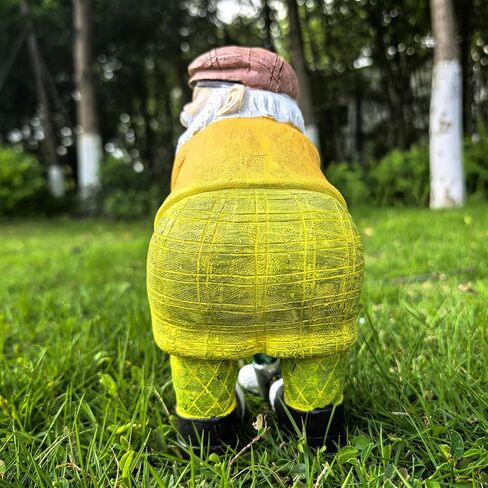 Ahbuohe Garden Gnome Outdoor Statues for Garden Decor, Gnome Bird Flowers Resin Hanging Decorations Tree Ornaments Figurines for Outside Backyard Art Decor in Saudi Arabia