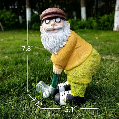 Ahbuohe Garden Gnome Outdoor Statues for Garden Decor, Gnome Bird Flowers Resin Hanging Decorations Tree Ornaments Figurines for Outside Backyard Art Decor in Saudi Arabia