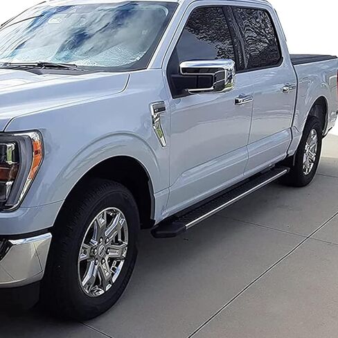 Keptrim for F150 Rearview Side Mirror Cover Trim for Ford F150 2021 2022 2023 2024 2025, ABS Chrome, 2pcs in Kuwait