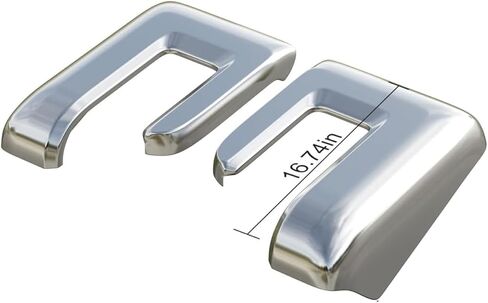 Keptrim for F150 Rearview Side Mirror Cover Trim for Ford F150 2021 2022 2023 2024 2025, ABS Chrome, 2pcs in Kuwait