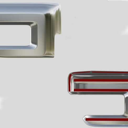 Keptrim for F150 Rearview Side Mirror Cover Trim for Ford F150 2021 2022 2023 2024 2025, ABS Chrome, 2pcs in Kuwait