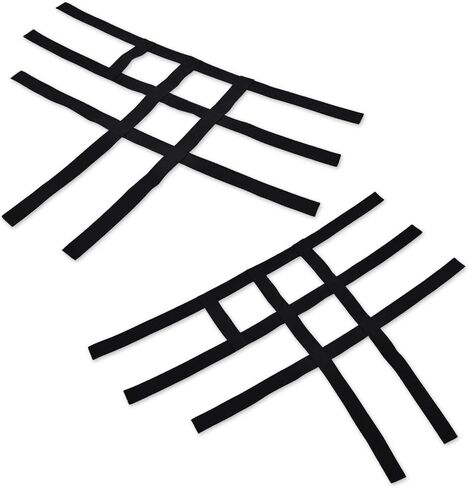 G-plus nerf bar nets متوافق مع ATV Honda TRX450R 400EX 400X 300EX 300X Webbing 2006-2011 2 PCS Black in Saudi Arabia