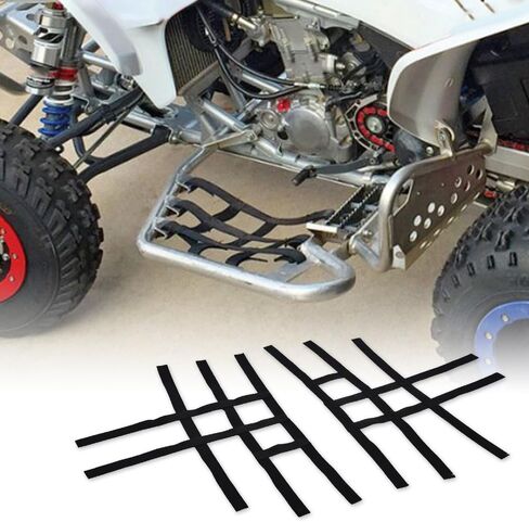 G-plus nerf bar nets متوافق مع ATV Honda TRX450R 400EX 400X 300EX 300X Webbing 2006-2011 2 PCS Black in Saudi Arabia