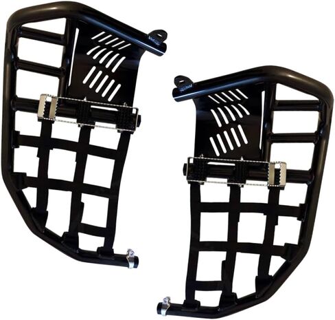 G-plus nerf bar nets متوافق مع ATV Honda TRX450R 400EX 400X 300EX 300X Webbing 2006-2011 2 PCS Black in Saudi Arabia