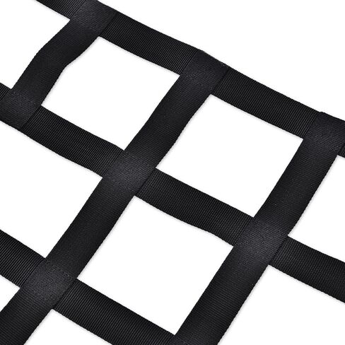 G-plus nerf bar nets متوافق مع ATV Honda TRX450R 400EX 400X 300EX 300X Webbing 2006-2011 2 PCS Black in Saudi Arabia