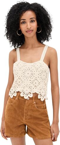 LE BOP Women's Crochet Tank in Saudi Arabia