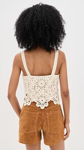 LE BOP Women's Crochet Tank in Saudi Arabia