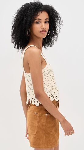LE BOP Women's Crochet Tank in Saudi Arabia
