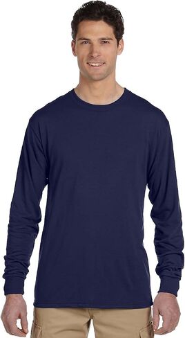 Jerzees 5.6 oz. 50/50 Heavyweight Blend Long-Sleeve T-Shirt in Saudi Arabia