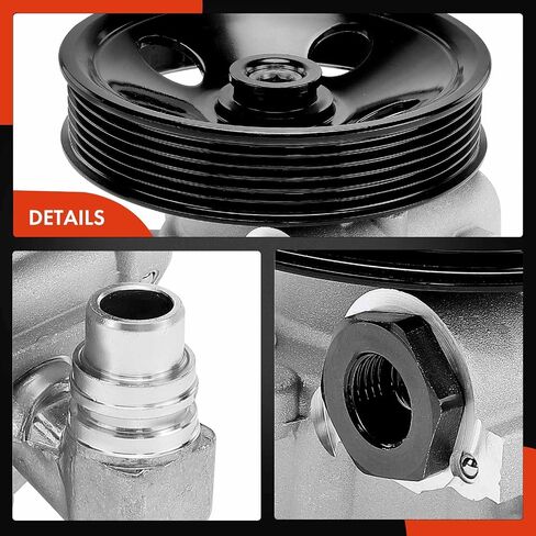 مضخة توجيه الطاقة A-Premium ، مع بكرة ، متوافقة مع مرسيدس-بنز ML320 1998-2003 ، ML350 2003-2005 ، ML430 1999-2001 ، ML500 2002-2005 ، ML55 AMG 2000-2003 ، 3.2L 3.3L 4.0 5.0 5.5L 5.5L 5.5L in Saudi Arabia