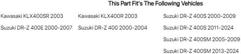 Tusk Engine Oil Seal Kit Compatible with Suzuki DR-Z 400S 2000-2024/DR-Z 400E 2000-2007 in Saudi Arabia