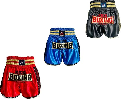 شورتات Kickboxing - تدريب الساتان المرن والمنافسة مع Kickboxing التطريز ، FITULE PRO FIT in Kuwait