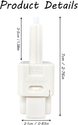 Switch New Brake Light Switch 25320-3JA0A متوافق مع Nissan Versa Sentra Rogue Altima NP300 Pathfinder Maxia (2014-2022) / Infiniti QX60 (2014-2020) ، JX35 2013 SLS-542 in Saudi Arabia