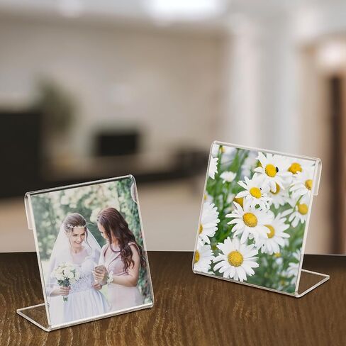 Chunful 12 Pack Clear Self Self Photo Frames Picture Picture Frame Small Wallet Size Size Disktop Display FreeStand for Home Office (2 × 3 Inches) in Saudi Arabia