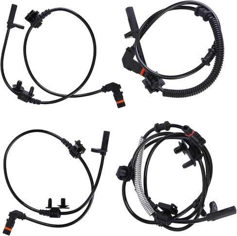 ABS Wheel Speed Sensor Fit for 05-10 for Chrysler 300 08-10 for Dodge Challenger 06-10 for Dodge Charger 05-08 for Dodge Magnum Rear Left Rear Right Front Left Front Right 4pcs ABS Sensors in Saudi Arabia