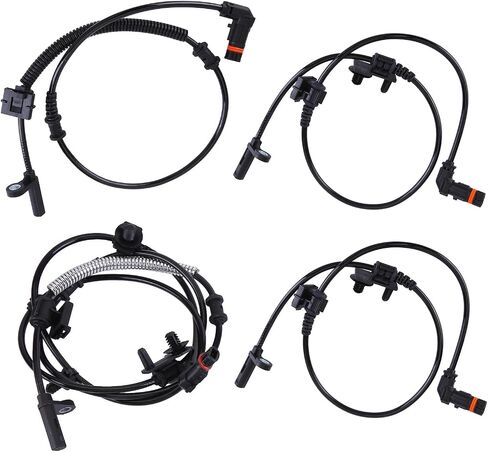 ABS Wheel Speed Sensor Fit for 05-10 for Chrysler 300 08-10 for Dodge Challenger 06-10 for Dodge Charger 05-08 for Dodge Magnum Rear Left Rear Right Front Left Front Right 4pcs ABS Sensors in Saudi Arabia
