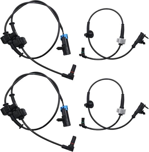 4pcs 15229012 الأمام الخلفية الأمامية اليسار واليمين ABS SPEED Sensor استبدال Chevry Silverado 1500 2007 2008 2008 2010 2011 2012 2013 استبدال GMC Sierra 1500 2007-2013 استبدال 10384745 in Saudi Arabia