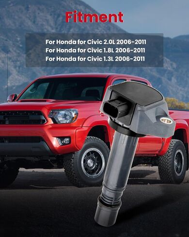 حزمة CCIYU من 4 ملفات الإشعال لهوندا سيفيك 2006-2011 يناسب UF582 C1580 5C1637 in Saudi Arabia