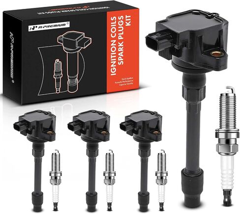 A-Premium Ignition Coil Pack و Iridium Parch Plugs متوافقة مع Honda Civic 2015-2019 ، Civic 2016/2020 ، 1.5L 2.0L ، 4-PC Set in Saudi Arabia