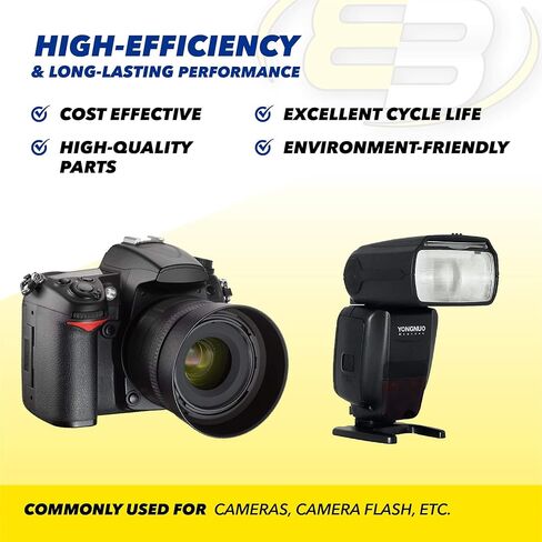 Exell Battery MRB625 لـ Minolta CLE ، AL-F ، Hi-Matic 9 ، 11 ، Autopak 800 ، SRT 101 in Saudi Arabia