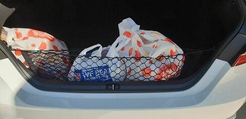 Rear Trunk Organizer Cargo Net for TOYOTA CAMRY 2018-2025 – Envelope Style Cargo Net for Sedan - Premium Mesh Car Trunk Organizer Vehicle Carrier Storage – Compatible with TOYOTA CAMRY in Kuwait