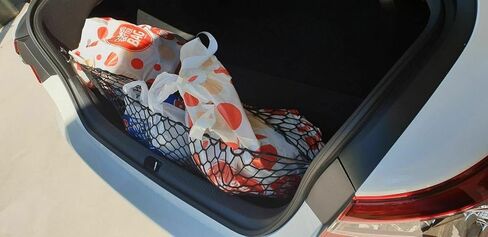 Rear Trunk Organizer Cargo Net for TOYOTA CAMRY 2018-2025 – Envelope Style Cargo Net for Sedan - Premium Mesh Car Trunk Organizer Vehicle Carrier Storage – Compatible with TOYOTA CAMRY in Kuwait