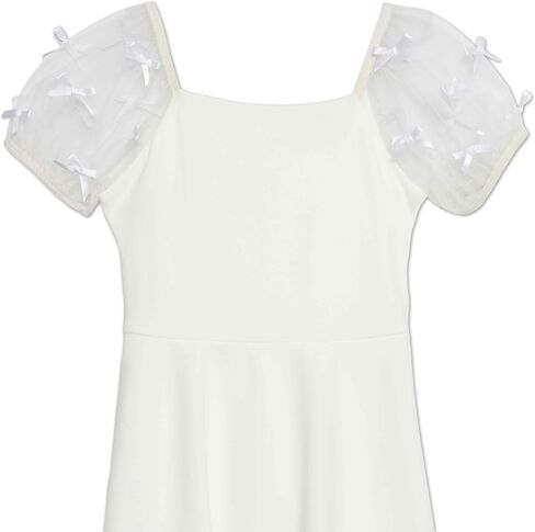 Speechless Girls' Short Sleeve Scuba Crepe Skater Party Dress in Kuwait