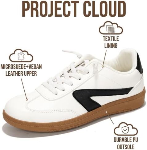 Project Cloud Kids Shoes for Girls & Boys - Non-Slip Memory Foam Girls Shoes - Lightweight Lace-Up Boys Fashion Sneakers Trendy (Little Irita) in Kuwait