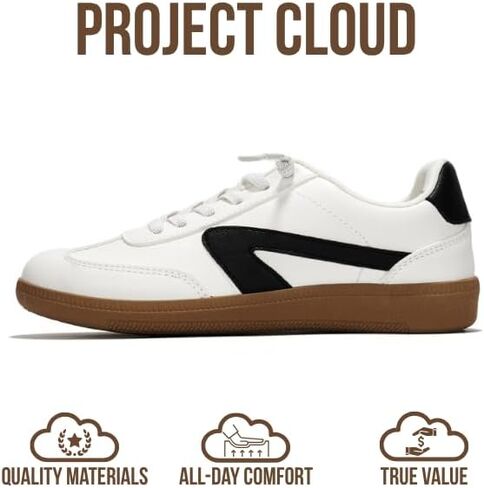 Project Cloud Kids Shoes for Girls & Boys - Non-Slip Memory Foam Girls Shoes - Lightweight Lace-Up Boys Fashion Sneakers Trendy (Little Irita) in Kuwait