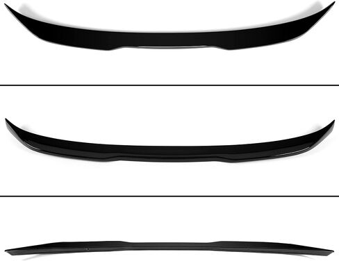 Kuafu Trunk Spoiler Wing Wing Wing متوافق مع 2017-2023 BMW G30 5 Series 4 DR Sedan F90 M5 Gloss Black in Saudi Arabia