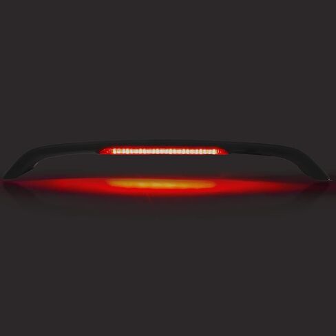 ECOTRIC Rear Trunk Spoiler Wing Compatible with 2013-2015 Honda Civic 4DR SI Sedan w/LED Brake Light Lamp Painted in Saudi Arabia