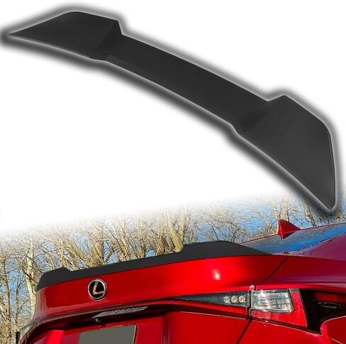 W-Power ABS F-Style Rear Trunk Lid Duckbill Spoiler Wing, Compatible with 2021-2025 Lexus IS300 IS350 IS500, Rear Spoiler, Exterior Replacement Part (Pearl Black) in Saudi Arabia