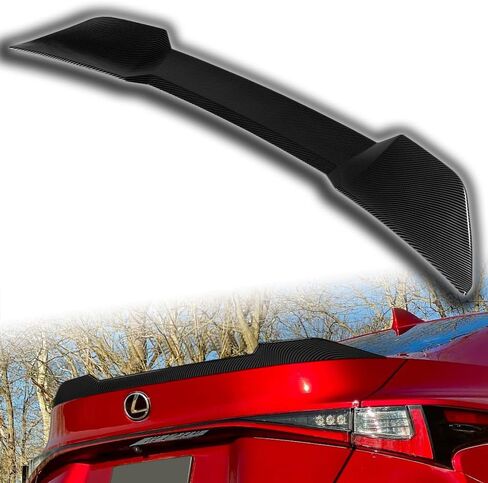 W-Power ABS F-Style Rear Trunk Lid Duckbill Spoiler Wing, Compatible with 2021-2025 Lexus IS300 IS350 IS500, Rear Spoiler, Exterior Replacement Part (Pearl Black) in Saudi Arabia